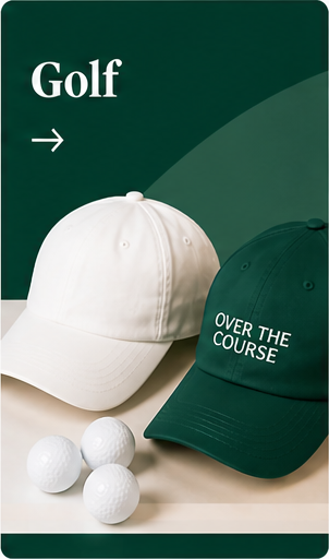 Hats and golf balls
